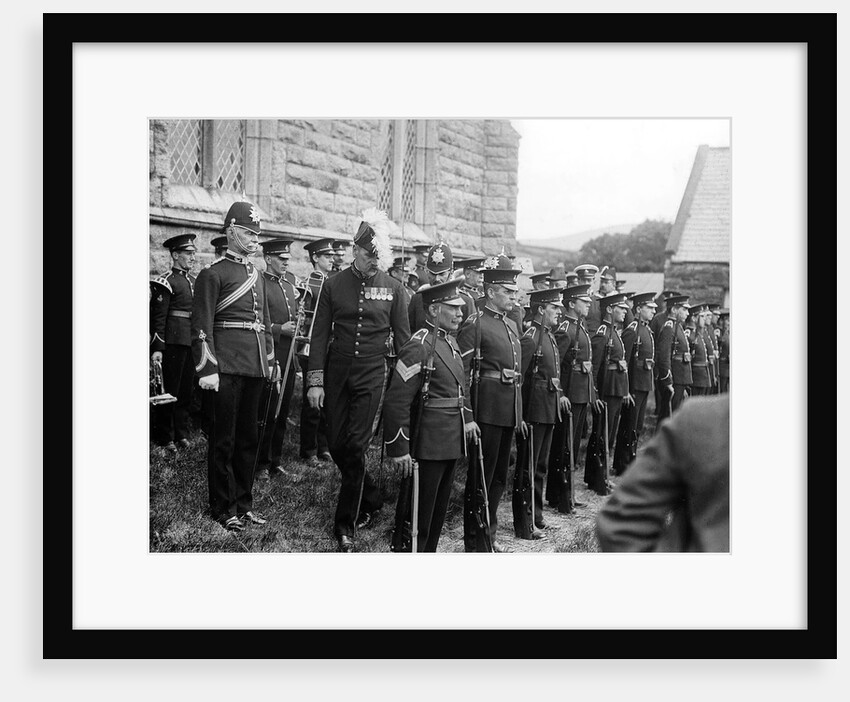 Guard of Honour, Isle of Man Volunteers, Tynwald Day, St John's, Isle of Man by George Bellett Cowen